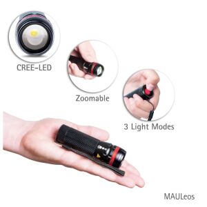 MAUL LED Zseblámpa Leos 10,5cm, 3W, akár 150m 145299360 - Zseblámpa & fejlámpa