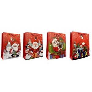 Díszes ajándékcsomagoló JP DW6039C 18x24x8,5 cm mix ára 1 db