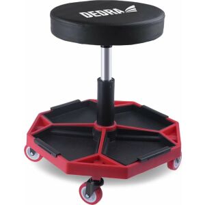 Dedra Szerszámtartó kocsi Műhelyszék kerekeken, 4 tálcával