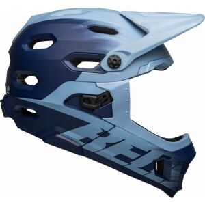 Bell Teljes arcot fedő bukósisak BELL SUPER DH MIPS SPHERICAL matte light blue navy méret M (55-59 cm)