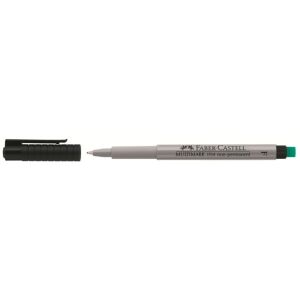 FABER-CASTELL Marker Multimark nem állandó F fekete 10 db 145299657 - Filctoll