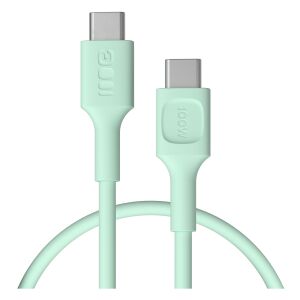 USB-C kábel 0,3m 100W Greencell PowerFlex Gyors töltés PD mentazöld 145300339 - Kábel
