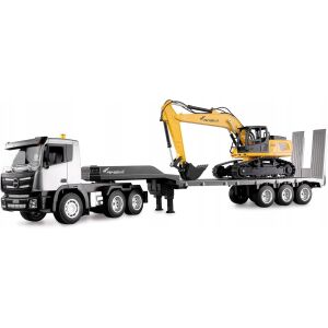 Amewi 2-in-1 Tieflader/Bagger-Set G836E/G041E 1:24 RTR