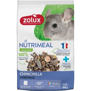 ZOLUX Táplálék keverek csincsillák számára NUTRIMEAL 4 850g
