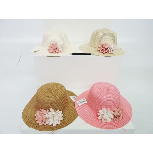 AST. KALAP szalma virággal, 30 cm, 4 mint. 145300732