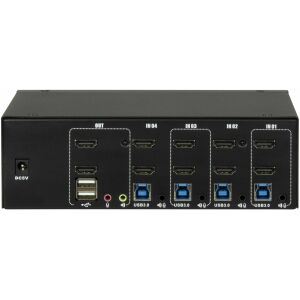 Inter-Tech IPC KVM Switch AS-42HUS HDMI