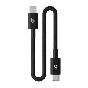APPLE Beats USB-C-ről USB-C-re szőtt rövid kábel 20 cm - Bolt Black 145301069 - Adatkábel