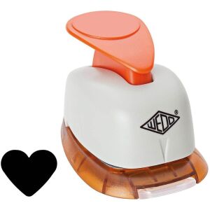 WEDO Motivlocher nagy szív kilyukasztó 2,4 x 2,0 cm zöld/arany 145301182 - Művészet & Hobbi