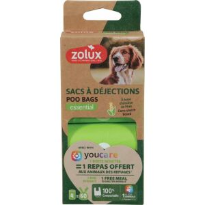 ZOLUX Ökológiai székletzsák x4