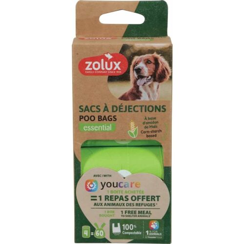 ZOLUX Ökológiai székletzsák x4 145301396