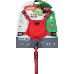 ZOLUX Kutya mellény automata pórázal Easyride XS piros