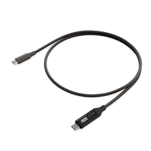 Ubiquiti UACC-Cable-USB-100W-1M-BK USB kábel USB C Fekete, Szürke 145301457