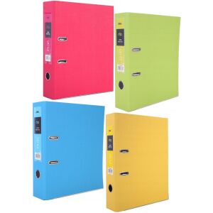 Dosszié Deli Rio A4/76mm rózsaszín 145301664 - Iratrendezés