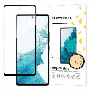 Wozinsky extra tartós teljes képernyős üveg teljes ragasztás keret nélküli Case Friendly Samsung Galaxy A53 5G fekete