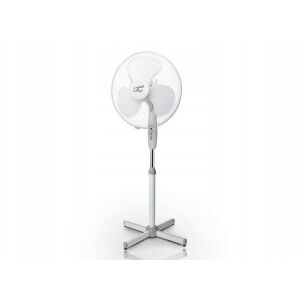 PS Álló ventilátor LTC 16" 50W 3 üzemmód távirányítóval vezérelhető, fehér HQ