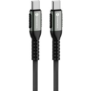 ForCell USB-C - USB-C kábel 0,25 m Fekete 145302070 - Adatkábel