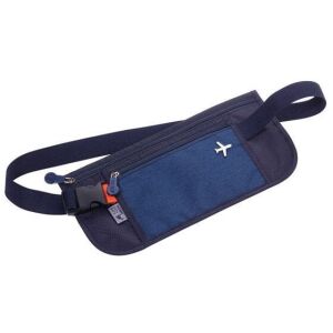 TROIKA Deréktáska BIZTONSÁGI ÖV kék 145302276 - Övtáska