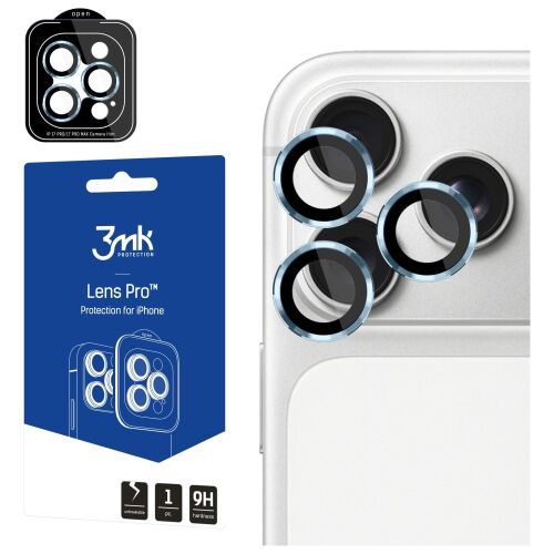 3mk Lens Protection Pro Apple iPhone 17 Pro /17 Pro Max Ocean Blue