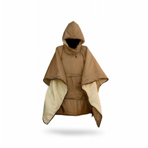 OFFLANDER Vékony kemping poncho fűtőberendezéssel barna 145302654 - Horgász ruházat
