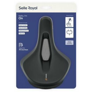 SELLEROYAL ON OPEN MODERATE nyereg 60 fokos, rugós, ergonomikus csatorna, unisex, 531g
