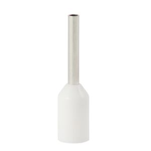 Szigetelt hüvelyvég HI 0,5/8-f fehér (100 db) Al/Cu 145302763 - Kábel érvéghüvely