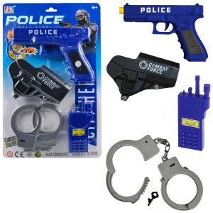 Rendőrségi készlet akkumulátoros pisztoly 145303282 - Játékpuska, töltény