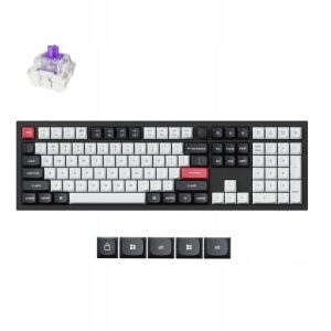 Keychron Q6 HE QMK Gateron Double-Rail Magnetic Nebula (Q6H-M1) billentyűzet 145303892 - Billentyűzet