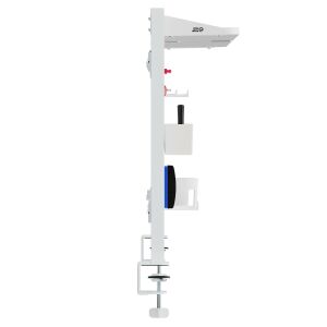 Asztalfiók válaszfal / szervező Ergo Office, max. terhelés 10 kg, fehér és parafa tábla, szélesség 1250 mm, fehér, ER-300 W