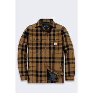 Carhartt Heavy Flannel Felsőbarna Ing 145304350 - Férfi ruházat
