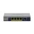 NETGEAR GS105P Nem kezelt Gigabit Ethernet (10/100/1000) PoE támogatás Asztali/fali szerelés Szürke 145304660