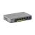 NETGEAR GS105P Nem kezelt Gigabit Ethernet (10/100/1000) PoE támogatás Asztali/fali szerelés Szürke 145304660