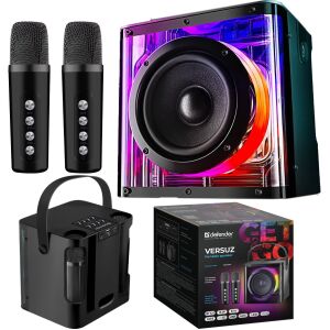 Defender hangszóró VERSUZ, 15W, fekete, + 2x mikrofon 145305492 - Audio