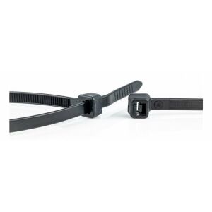 WKK Műanyag kábelkötő fekete UV-álló 710x9mm 100 db 145306388 - Kábelkötegelő