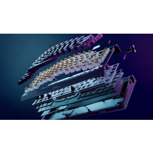 Razer BlackWidow V4 Low-Profile HyperSpeed játékkalaviatura USB + RF vezeték nélküli + Bluetooth QWERTY Amerikai nemzetközi Fekete 145306722 - Billentyűzet