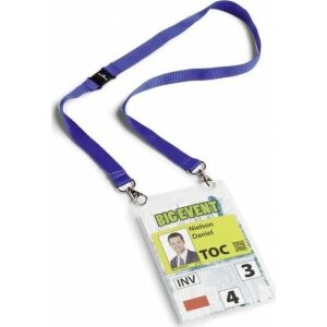 Tartós felülről nyitható A6-os azonosító kék szalaggal (852507) 145307314 - Okmány- & Kártyatartó