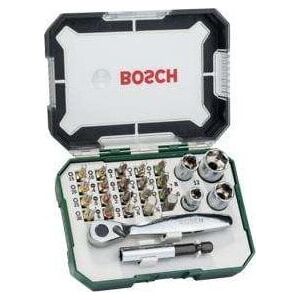 Bosch Professional Bosch 26-darabos, miniszett csavarhúzófejekkel felszerelt csőkulccsal Extra Hard Univerzális