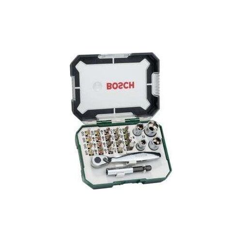Bosch Professional Bosch 26-darabos, miniszett csavarhúzófejekkel felszerelt csőkulccsal Extra Hard Univerzális 145307364