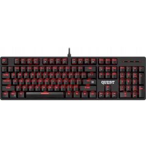 Vezetékes Defender QUEST GK-596 MECHANIKUS háttérvilágítású gaming RGB billentyűzet