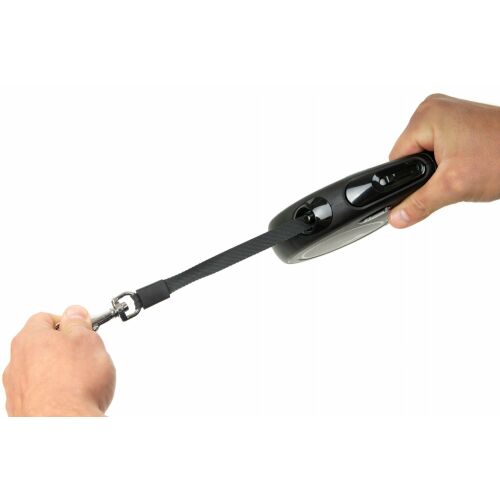 FLEXI Automata póráz CLASSIC BLACK FIRE M szalag 5 m 145307402