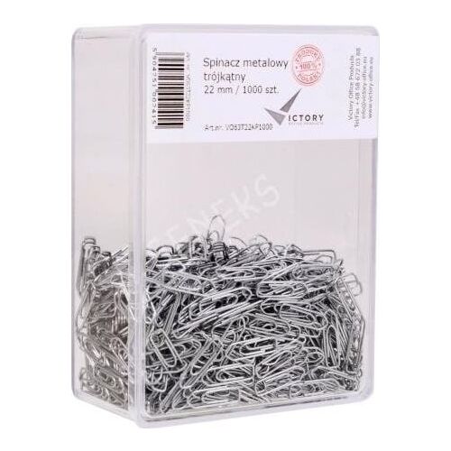 Győzelem Irodai Termék Gemkapocs 22 mm 1000 darab
