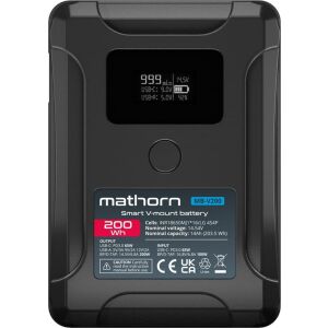 Canyon Bateria Akkumulátor Mathorn MB-V200 14000mAh PD65W OLED USB-C 200Wh V-mount 145307629 - Akkumulátor