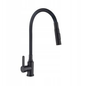 Invena konyhai csap Dalis, fekete BZ-64-004-L