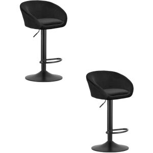 Hoker EAST - fekete bársony / fekete alap x 2