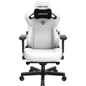 Anda Seat Fotel Gaming Chair Skórzany AndaSeat Kaiser 3 L Biały Obrotowy 145308336 - Bútor