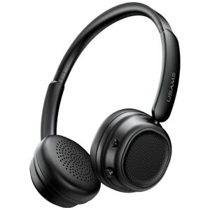 USAMS SR01 ANC Bluetooth 5.3 Fülhallgató fekete