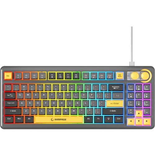Rampage játékos billentyűzet CYCLONE KNOB RGB 90% 145308612