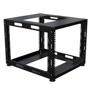 Lanview 19" D=584MM 08U Special Open Frame RAL 9005 Fekete