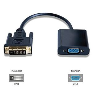 Adapter MicroConnect DVI-D na VGA Adapter DVI 24+1 - HD15 M-F IC chipset: ITE6693, czarny. 145308992 - Przekształcanie