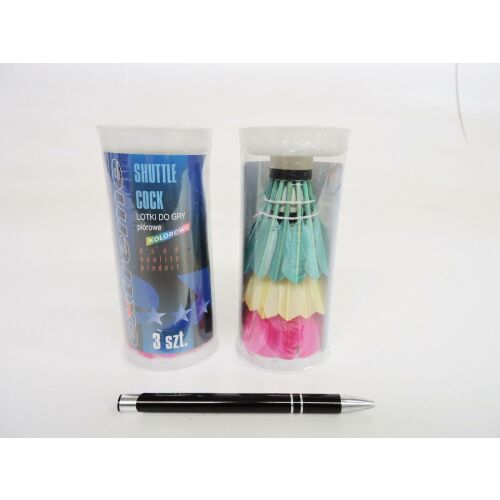 Tollas BADMINTON labda SZÍNES 3 db, tuba 145309533