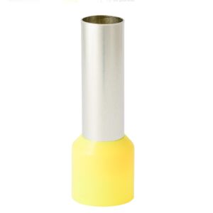 Szigetelt csúcsgyűrűs végkapcsoló HI 25,0/22-zo sárga (100 db) Al/Cu 145309673 - Kábel érvéghüvely